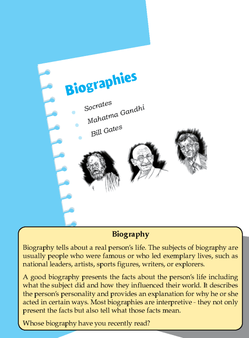 Literature Grade 6 Biographies