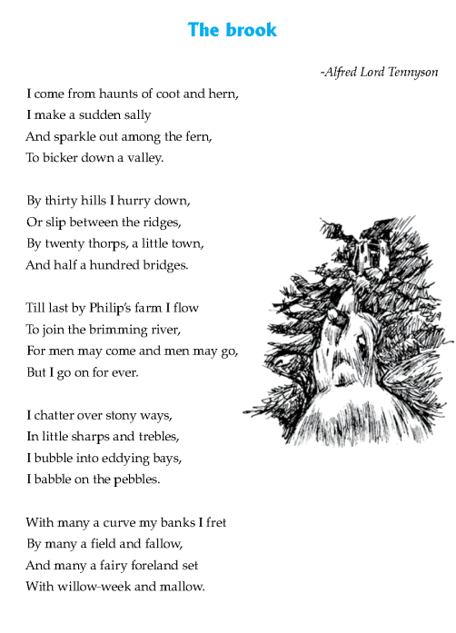 Literature Grade 7 Poetry The Brook | English Literature - Page 2