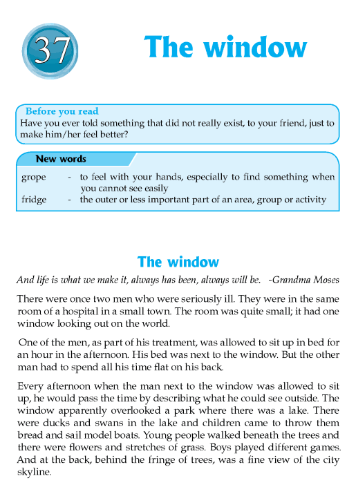 literature-grade 8-Inspirational-The window (1)